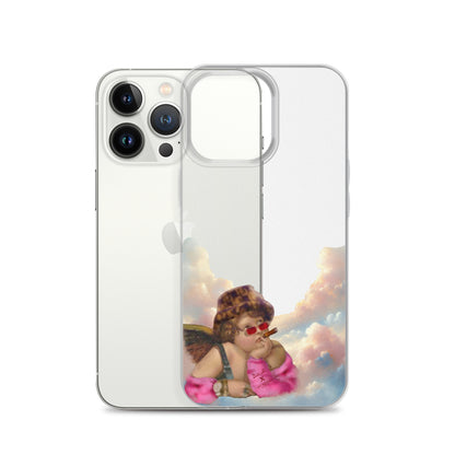 A Cute Cherub by Raphael x Art History Student Clear iPhone Case