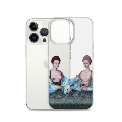 Gabrielle d'Estrées et une de ses soeurs by Unkown x Art History Student Clear iPhone® Case