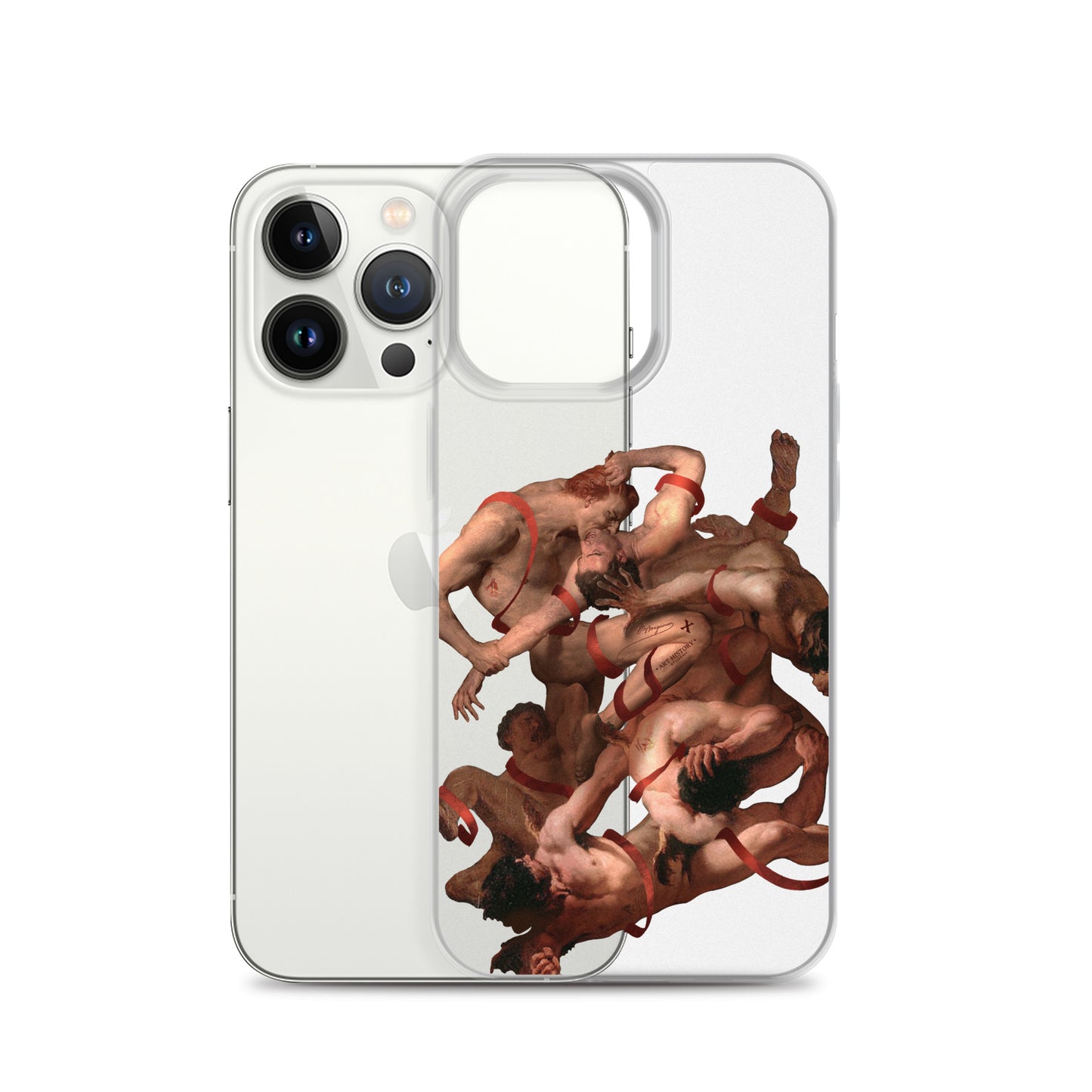 Dante and Virgil by William-Adolphe Bouguereau x Art History Student Clear iPhone® Case