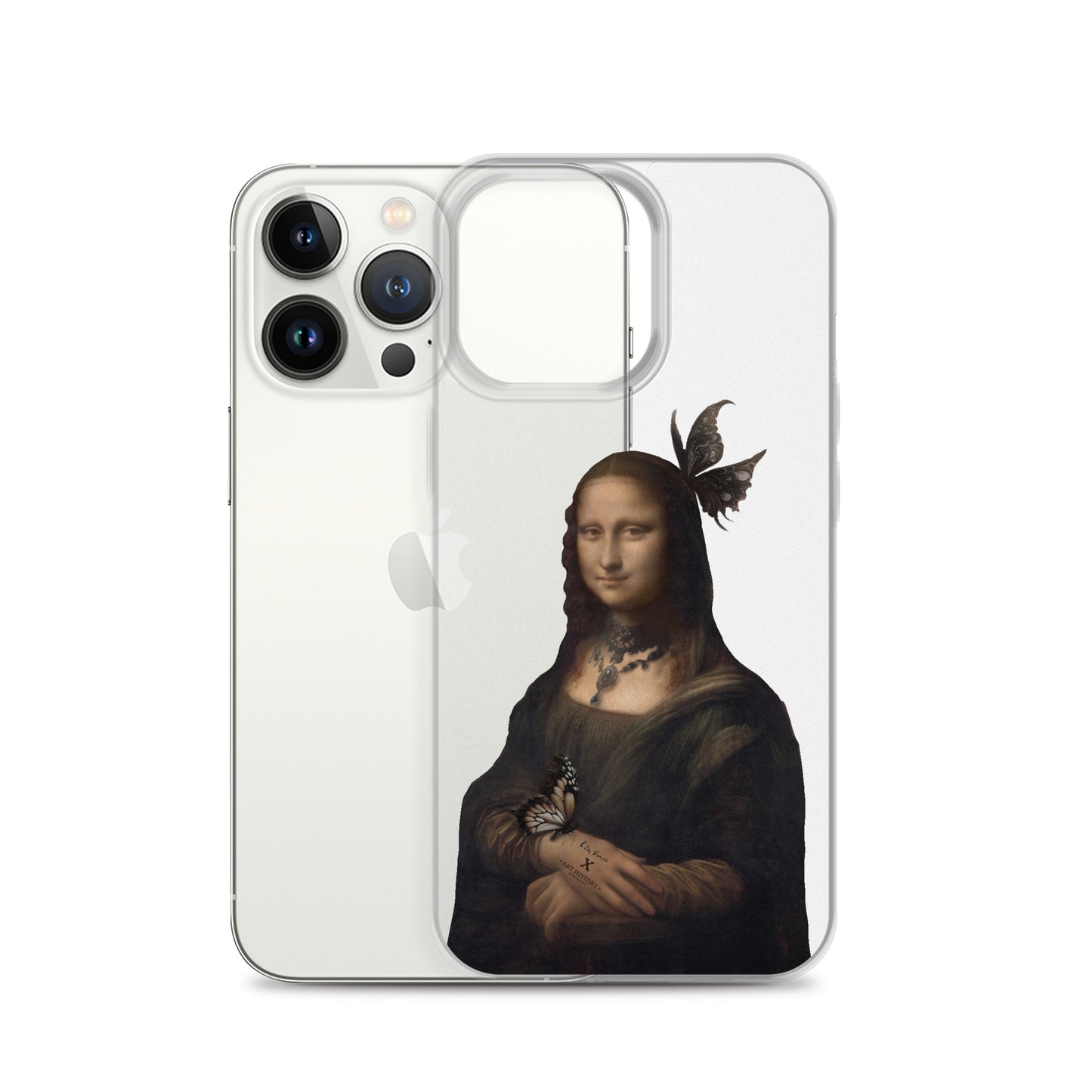 Mona Lisa by Leonardo da Vinci x Art History Student Clear iPhone® Case