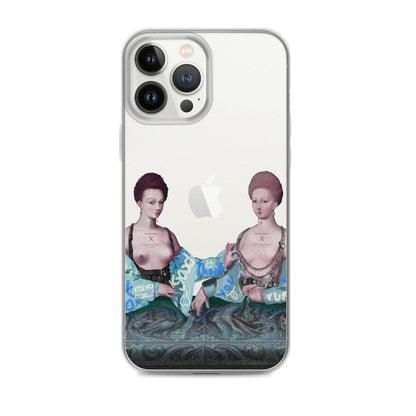 Gabrielle d'Estrées et une de ses soeurs by Unkown x Art History Student Clear iPhone® Case