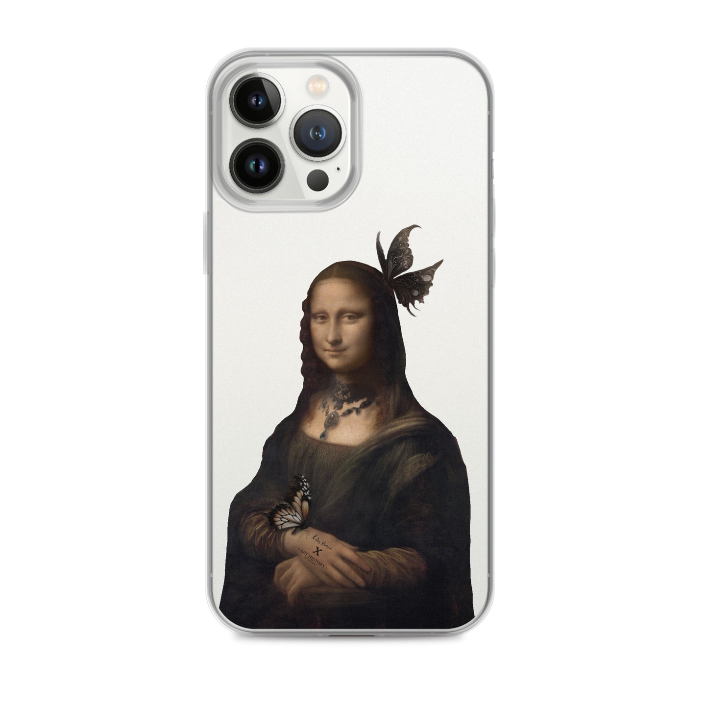 Mona Lisa by Leonardo da Vinci x Art History Student Clear iPhone® Case