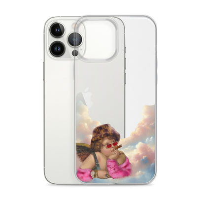 A Cute Cherub by Raphael x Art History Student Clear iPhone Case