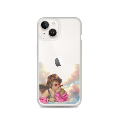 A Cute Cherub by Raphael x Art History Student Clear iPhone Case