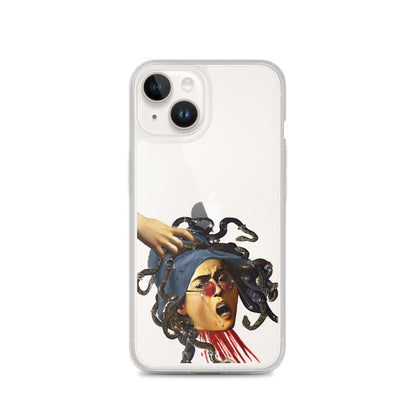 Medusa by Caravaggio x Art History Student Clear iPhone® Case