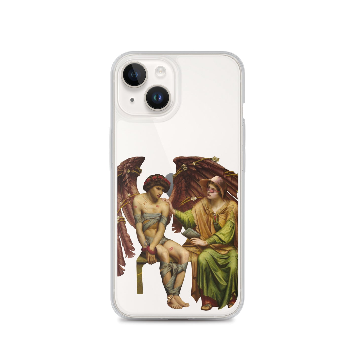 Hope Comforting Love in Bondage by Sidney Harold Meteyard x Art History Student Clear iPhone® Case