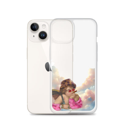 A Cute Cherub by Raphael x Art History Student Clear iPhone Case