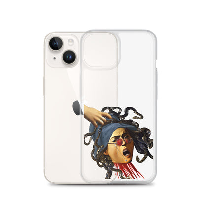 Medusa by Caravaggio x Art History Student Clear iPhone® Case