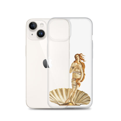 Birth of Venus by Botticelli x Art History Student Clear iPhone® Case