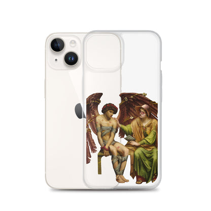 Hope Comforting Love in Bondage by Sidney Harold Meteyard x Art History Student Clear iPhone® Case