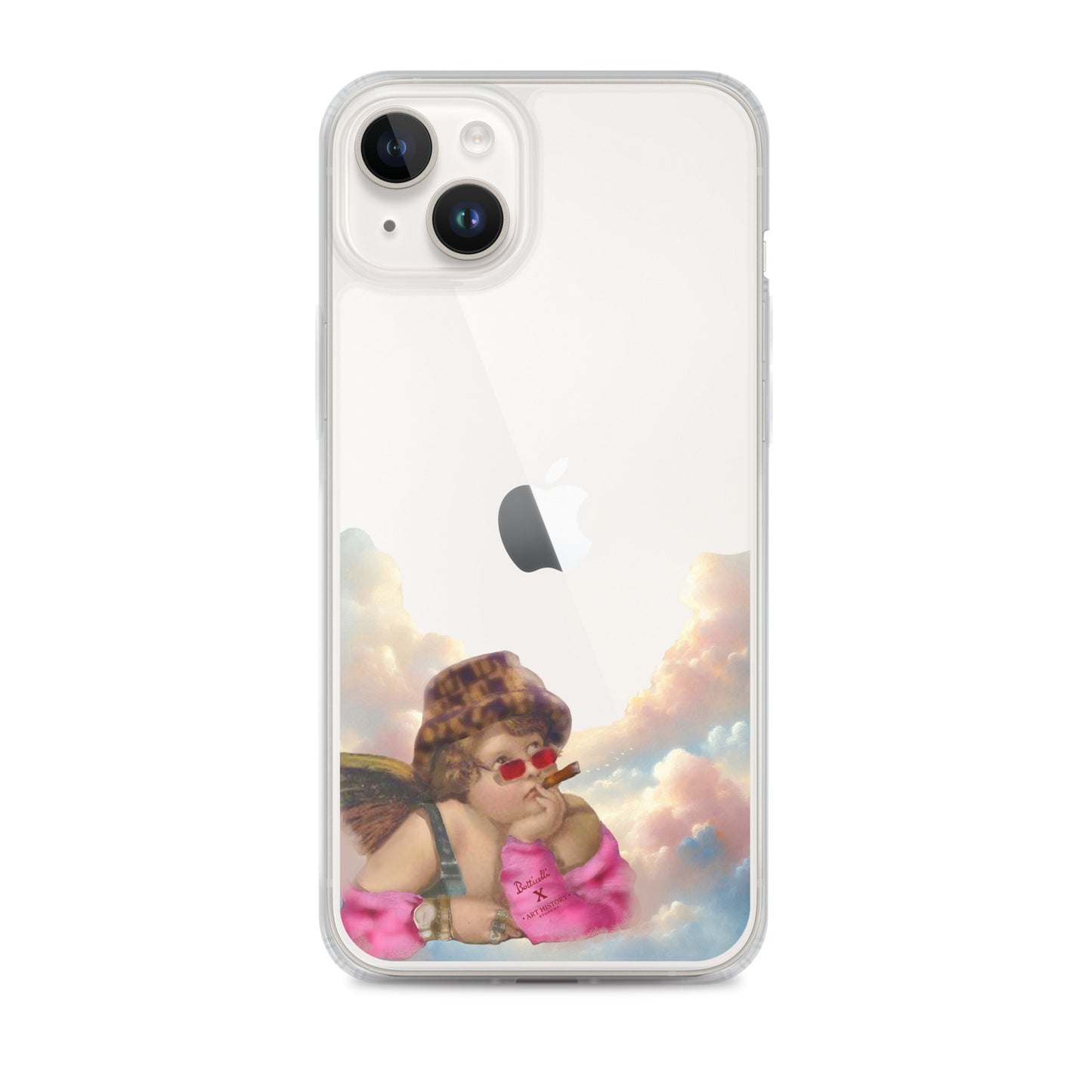 A Cute Cherub by Raphael x Art History Student Clear iPhone Case