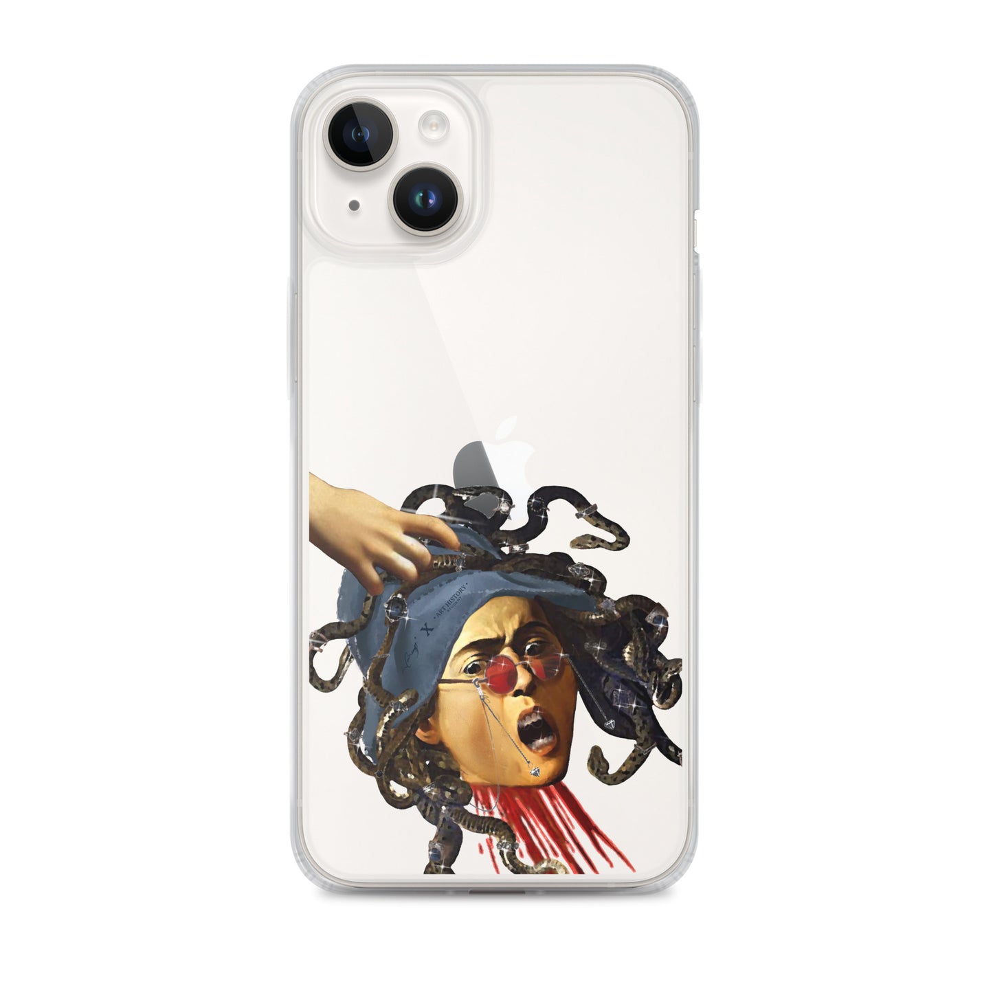 Medusa by Caravaggio x Art History Student Clear iPhone® Case