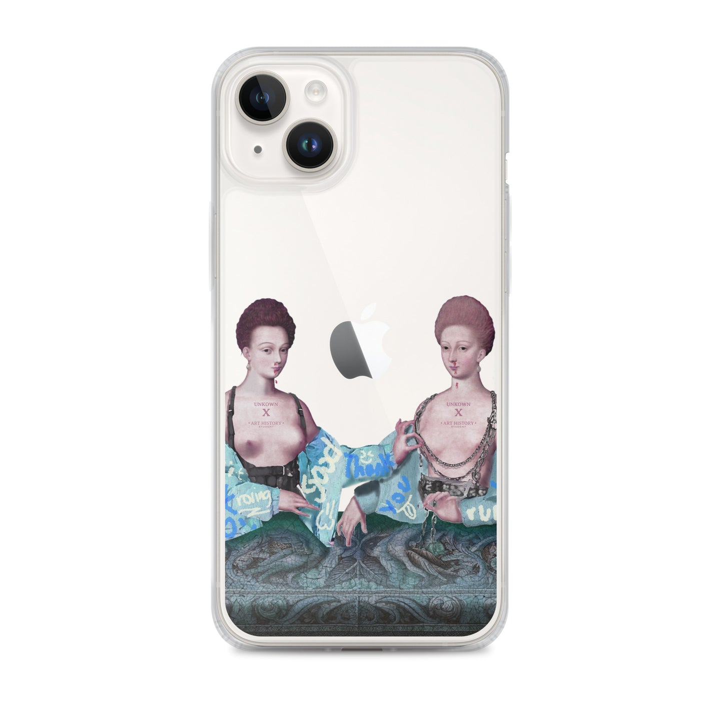 Gabrielle d'Estrées et une de ses soeurs by Unkown x Art History Student Clear iPhone® Case