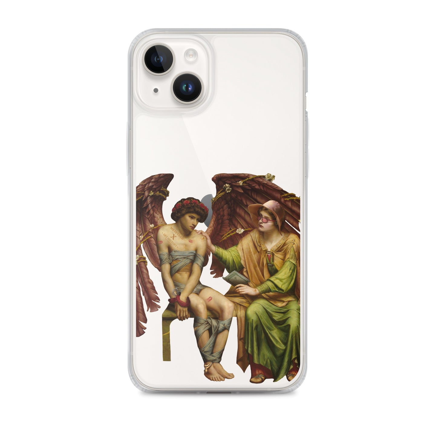 Hope Comforting Love in Bondage by Sidney Harold Meteyard x Art History Student Clear iPhone® Case