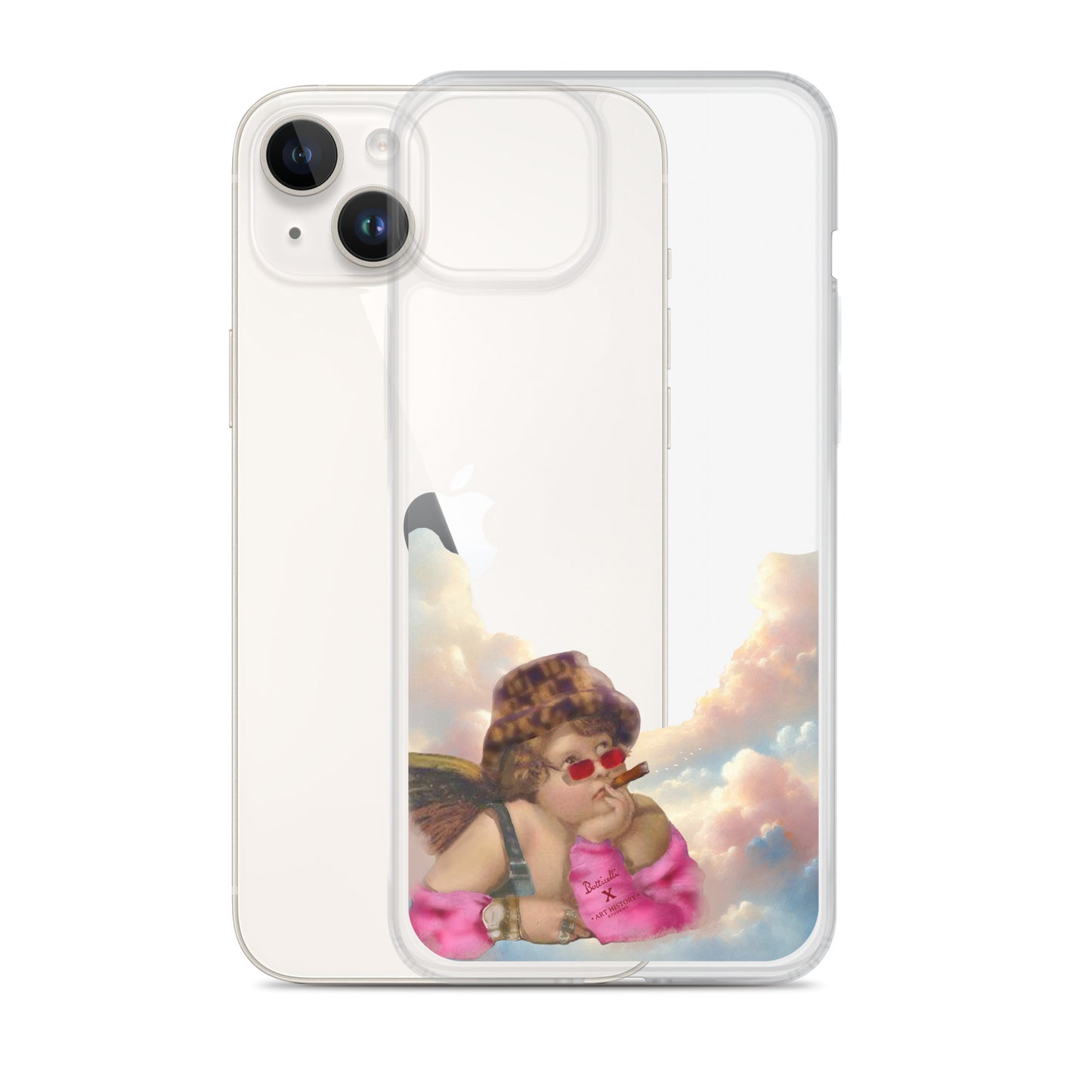 A Cute Cherub by Raphael x Art History Student Clear iPhone Case