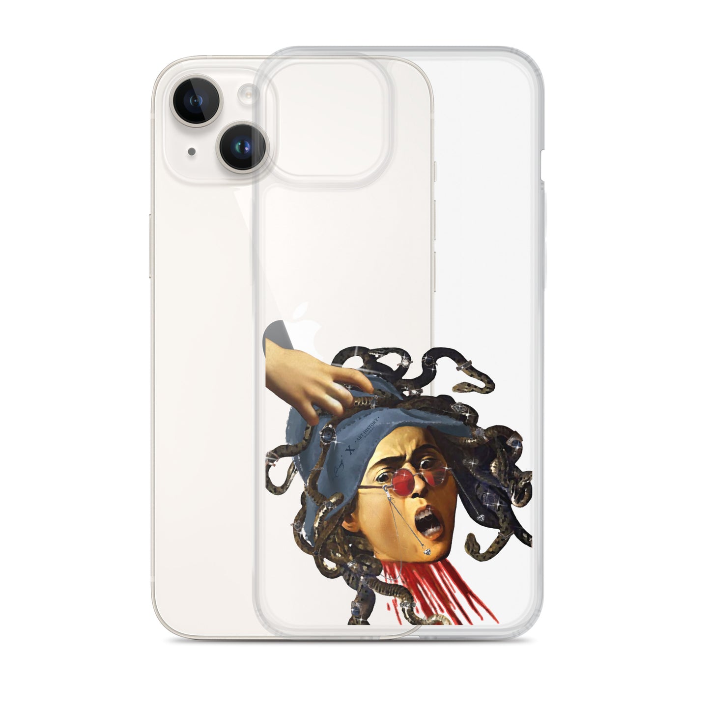 Medusa by Caravaggio x Art History Student Clear iPhone® Case