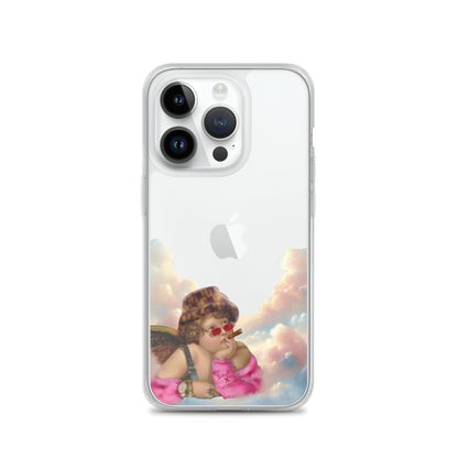 A Cute Cherub by Raphael x Art History Student Clear iPhone Case