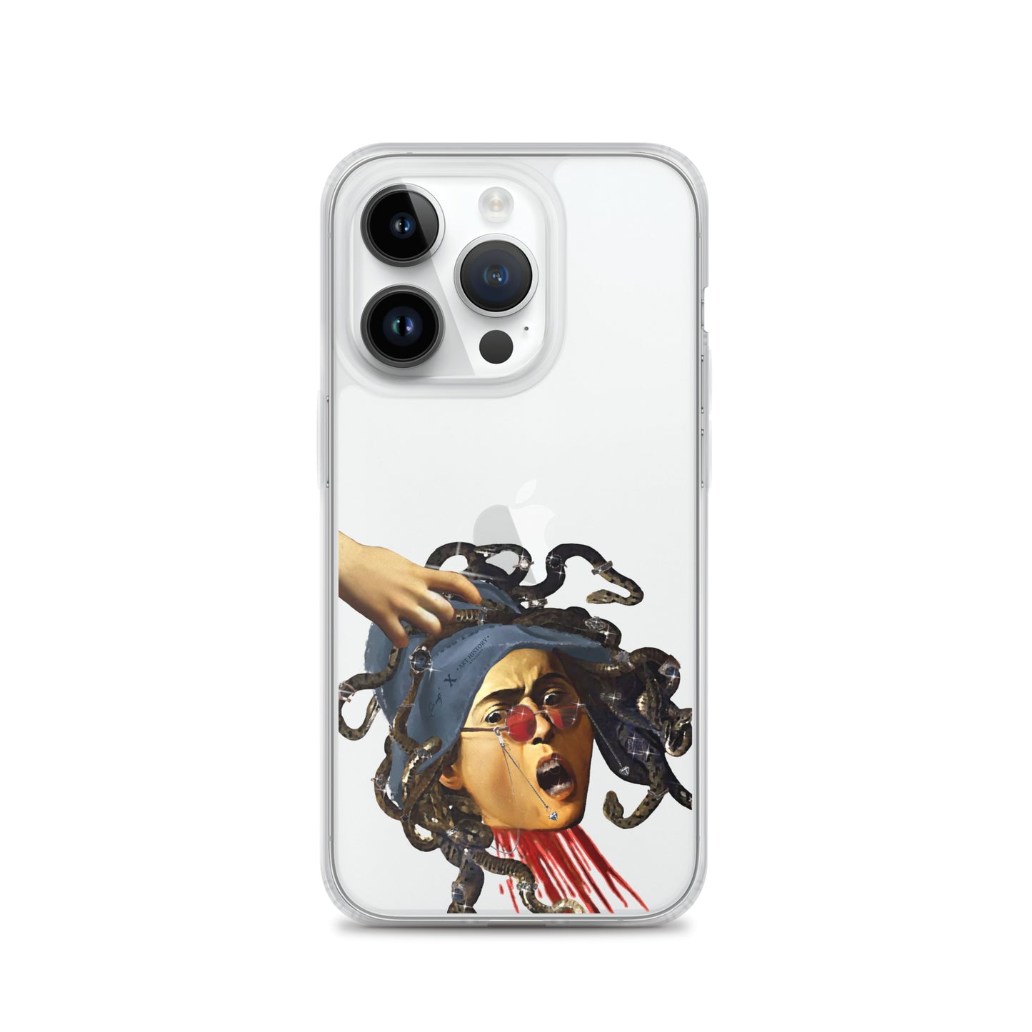 Medusa by Caravaggio x Art History Student Clear iPhone® Case