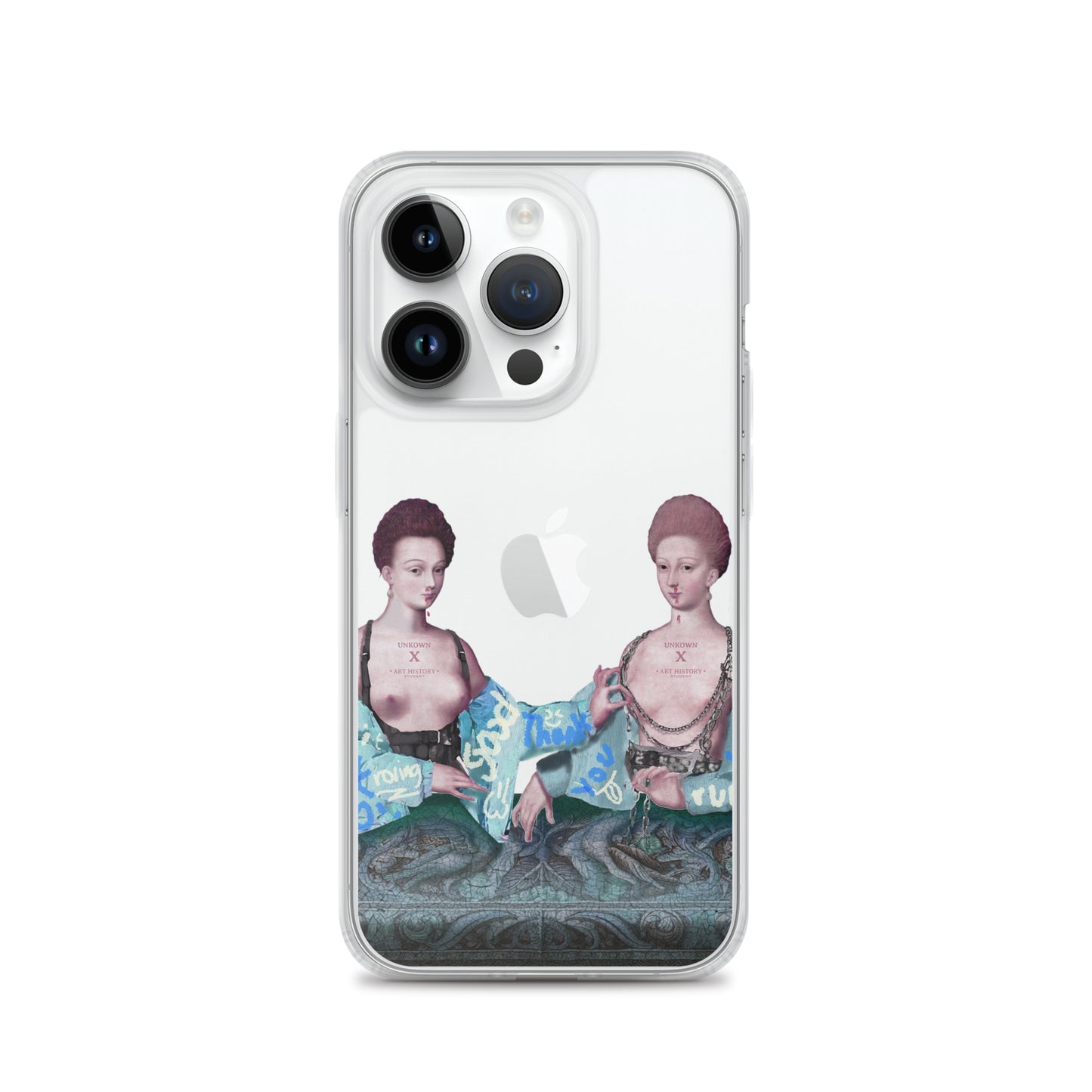 Gabrielle d'Estrées et une de ses soeurs by Unkown x Art History Student Clear iPhone® Case