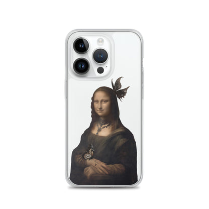 Mona Lisa by Leonardo da Vinci x Art History Student Clear iPhone® Case