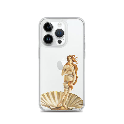 Birth of Venus by Botticelli x Art History Student Clear iPhone® Case