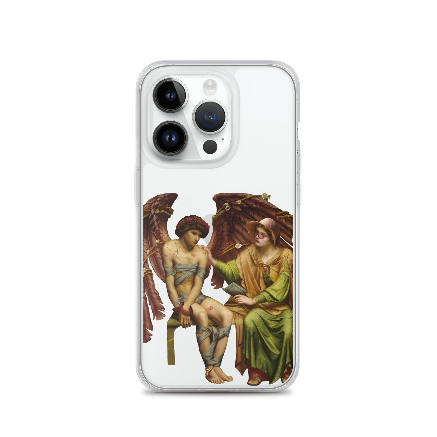 Hope Comforting Love in Bondage by Sidney Harold Meteyard x Art History Student Clear iPhone® Case