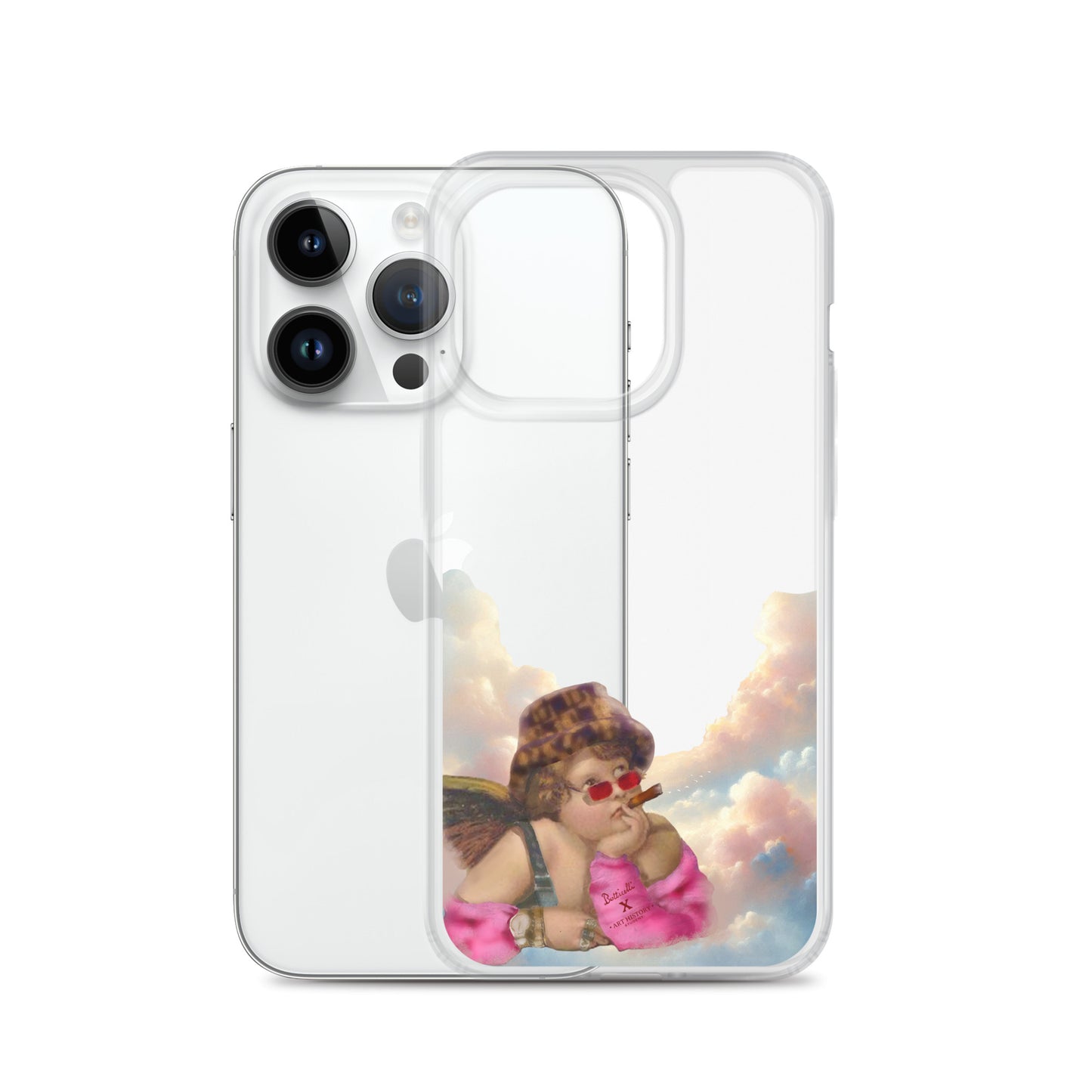 A Cute Cherub by Raphael x Art History Student Clear iPhone Case