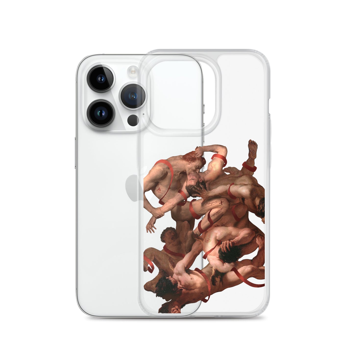 Dante and Virgil by William-Adolphe Bouguereau x Art History Student Clear iPhone® Case