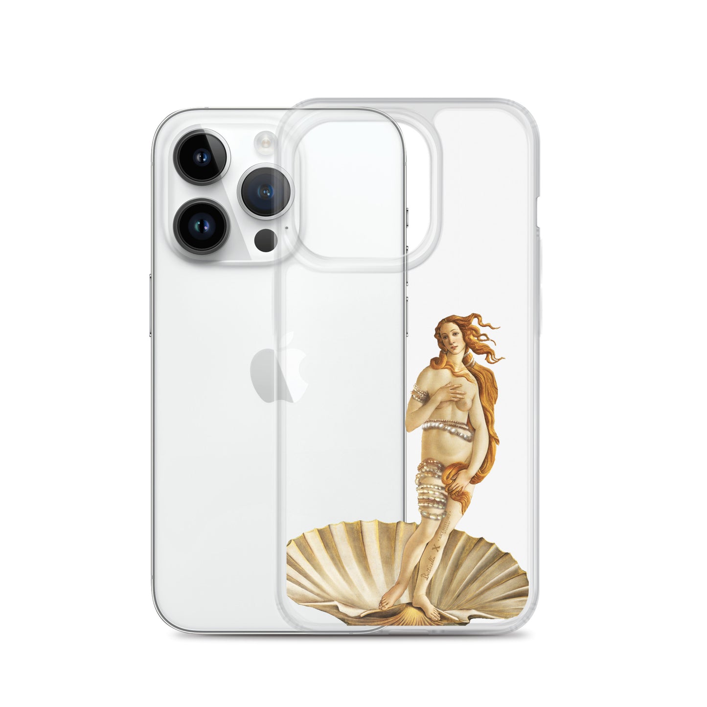 Birth of Venus by Botticelli x Art History Student Clear iPhone® Case