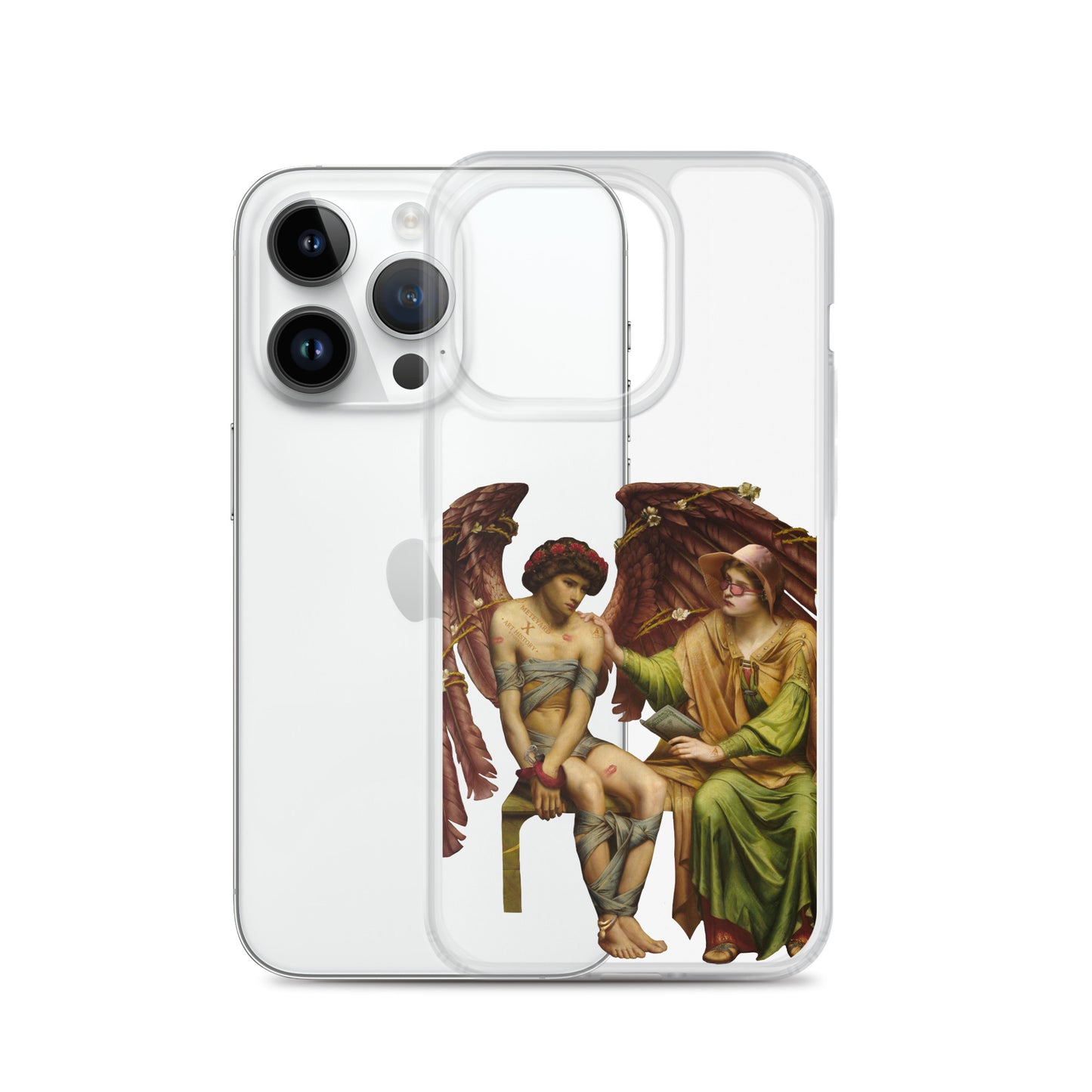 Hope Comforting Love in Bondage by Sidney Harold Meteyard x Art History Student Clear iPhone® Case