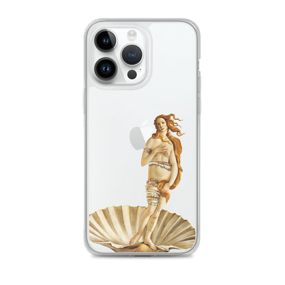 Birth of Venus by Botticelli x Art History Student Clear iPhone® Case