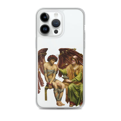 Hope Comforting Love in Bondage by Sidney Harold Meteyard x Art History Student Clear iPhone® Case