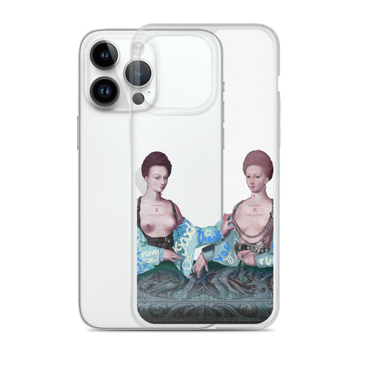 Gabrielle d'Estrées et une de ses soeurs by Unkown x Art History Student Clear iPhone® Case