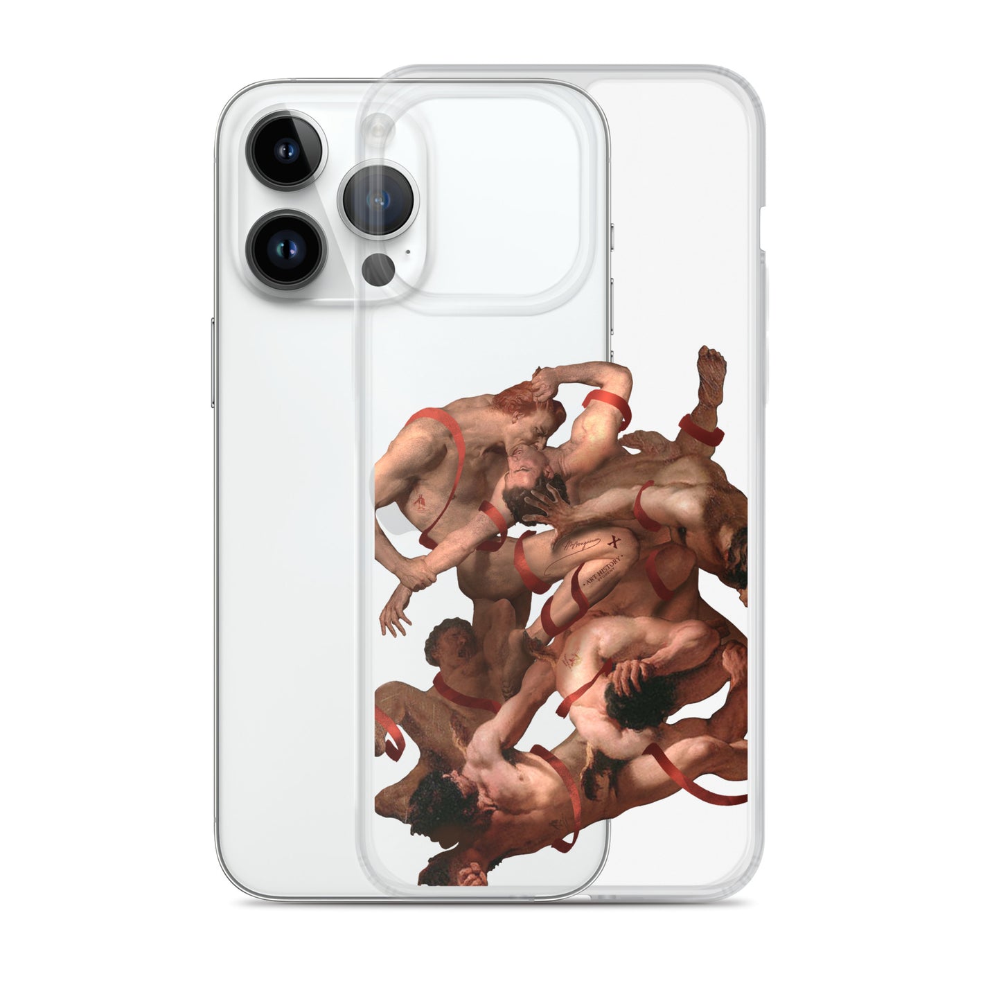 Dante and Virgil by William-Adolphe Bouguereau x Art History Student Clear iPhone® Case