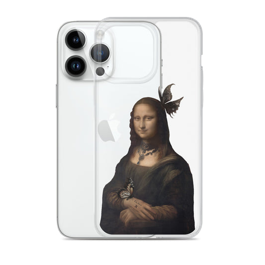 Mona Lisa by Leonardo da Vinci x Art History Student Clear iPhone® Case