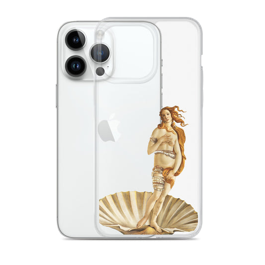 Birth of Venus by Botticelli x Art History Student Clear iPhone® Case