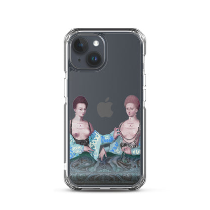 Gabrielle d'Estrées et une de ses soeurs by Unkown x Art History Student Clear iPhone® Case