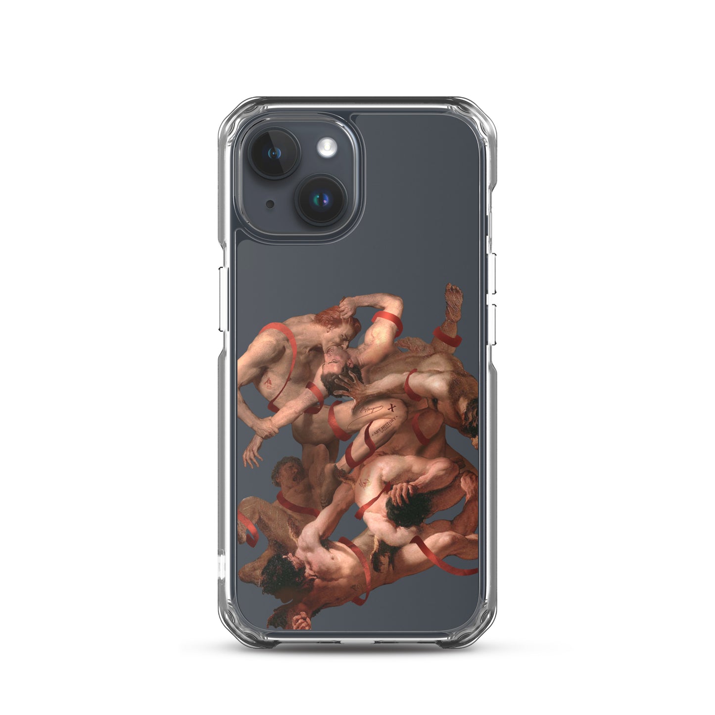 Dante and Virgil by William-Adolphe Bouguereau x Art History Student Clear iPhone® Case