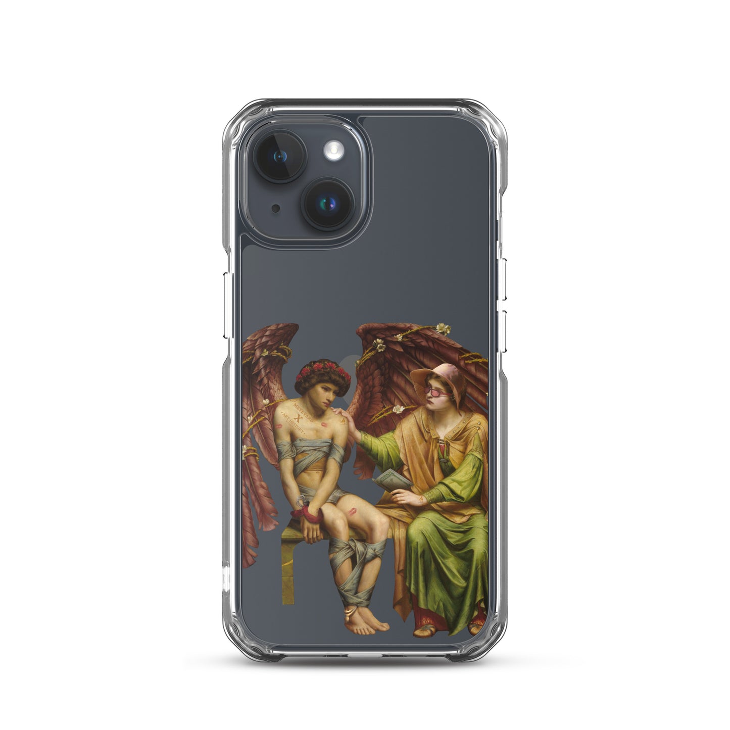 Hope Comforting Love in Bondage by Sidney Harold Meteyard x Art History Student Clear iPhone® Case