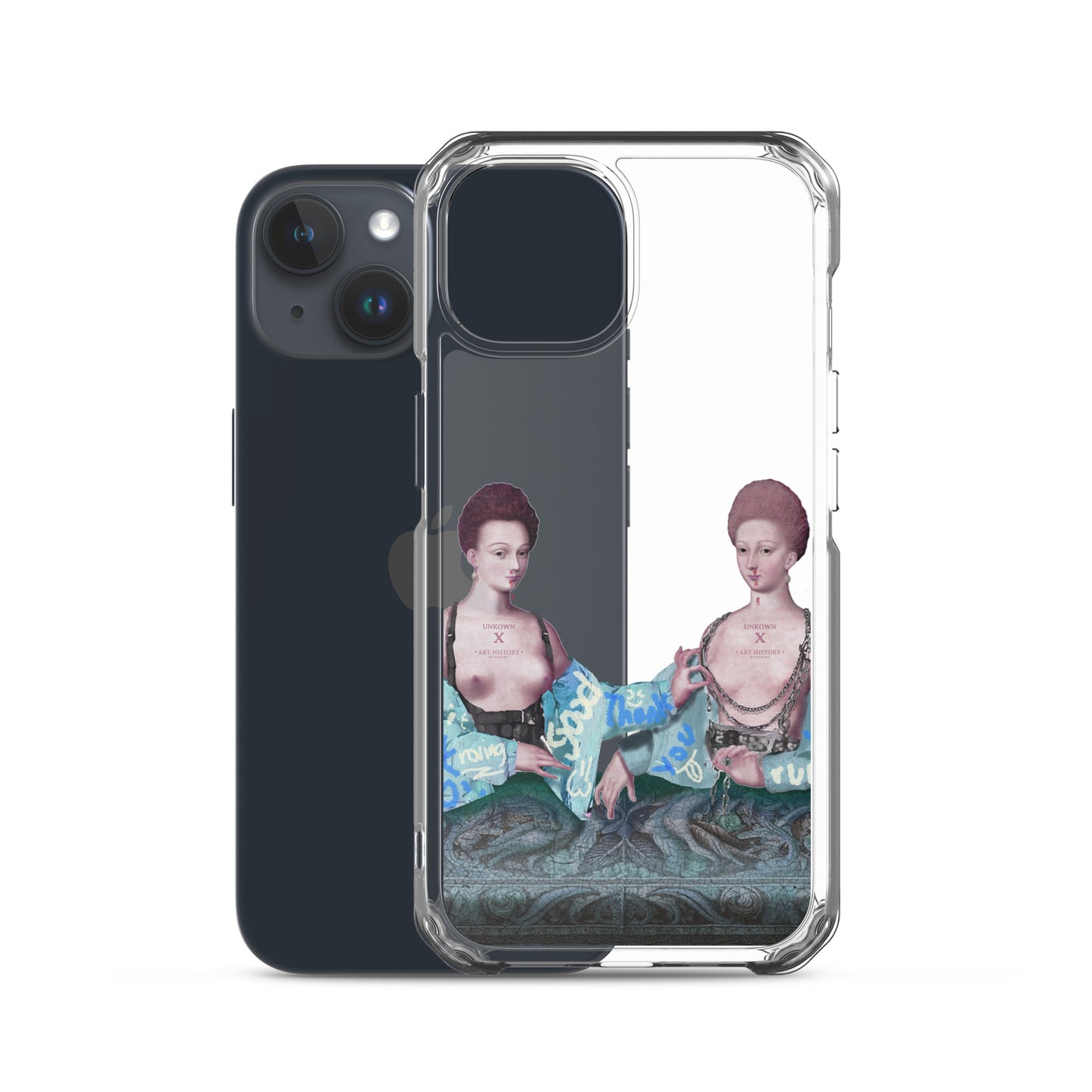 Gabrielle d'Estrées et une de ses soeurs by Unkown x Art History Student Clear iPhone® Case