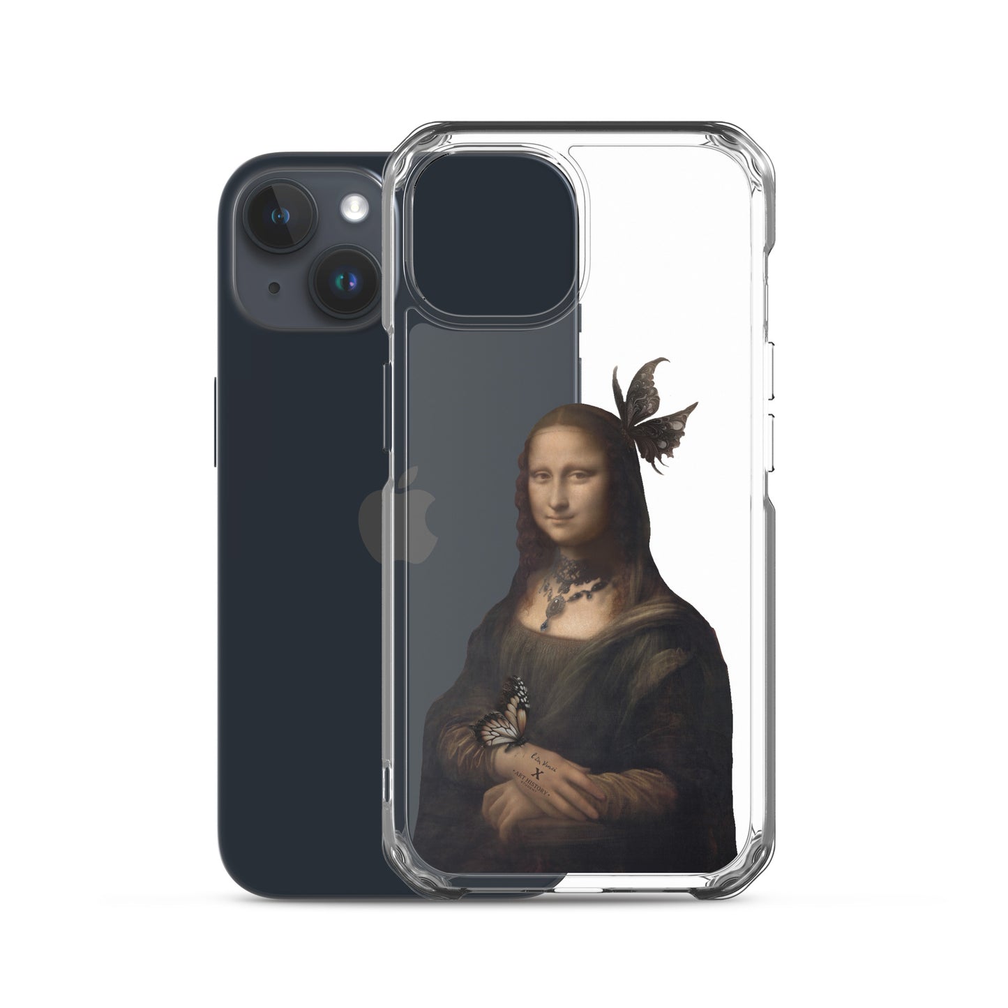 Mona Lisa by Leonardo da Vinci x Art History Student Clear iPhone® Case