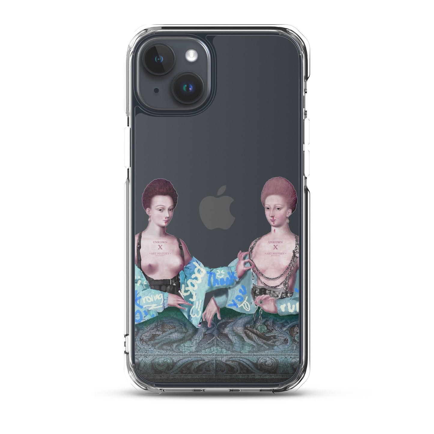 Gabrielle d'Estrées et une de ses soeurs by Unkown x Art History Student Clear iPhone® Case