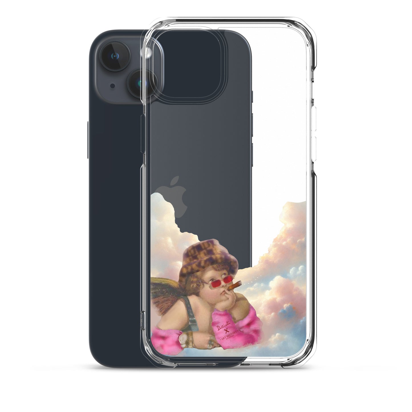 A Cute Cherub by Raphael x Art History Student Clear iPhone Case