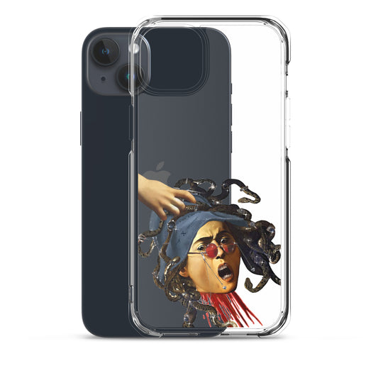 Medusa by Caravaggio x Art History Student Clear iPhone® Case