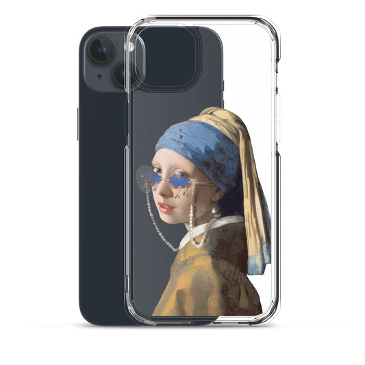 Girl with Pearl Earring by Vermeer x Art History Student Clear iPhone® Case