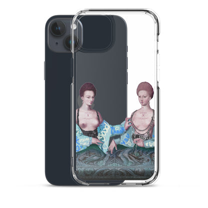 Gabrielle d'Estrées et une de ses soeurs by Unkown x Art History Student Clear iPhone® Case