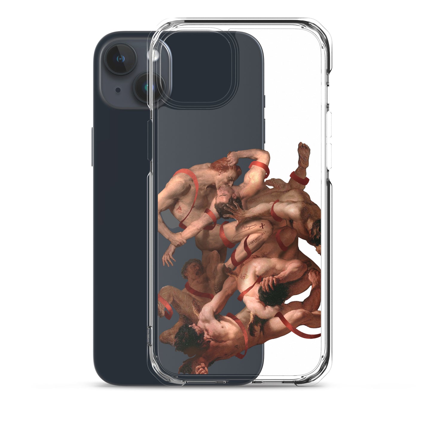 Dante and Virgil by William-Adolphe Bouguereau x Art History Student Clear iPhone® Case