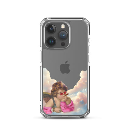 A Cute Cherub by Raphael x Art History Student Clear iPhone Case