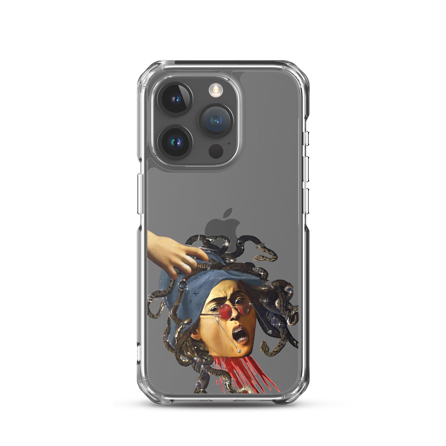 Medusa by Caravaggio x Art History Student Clear iPhone® Case