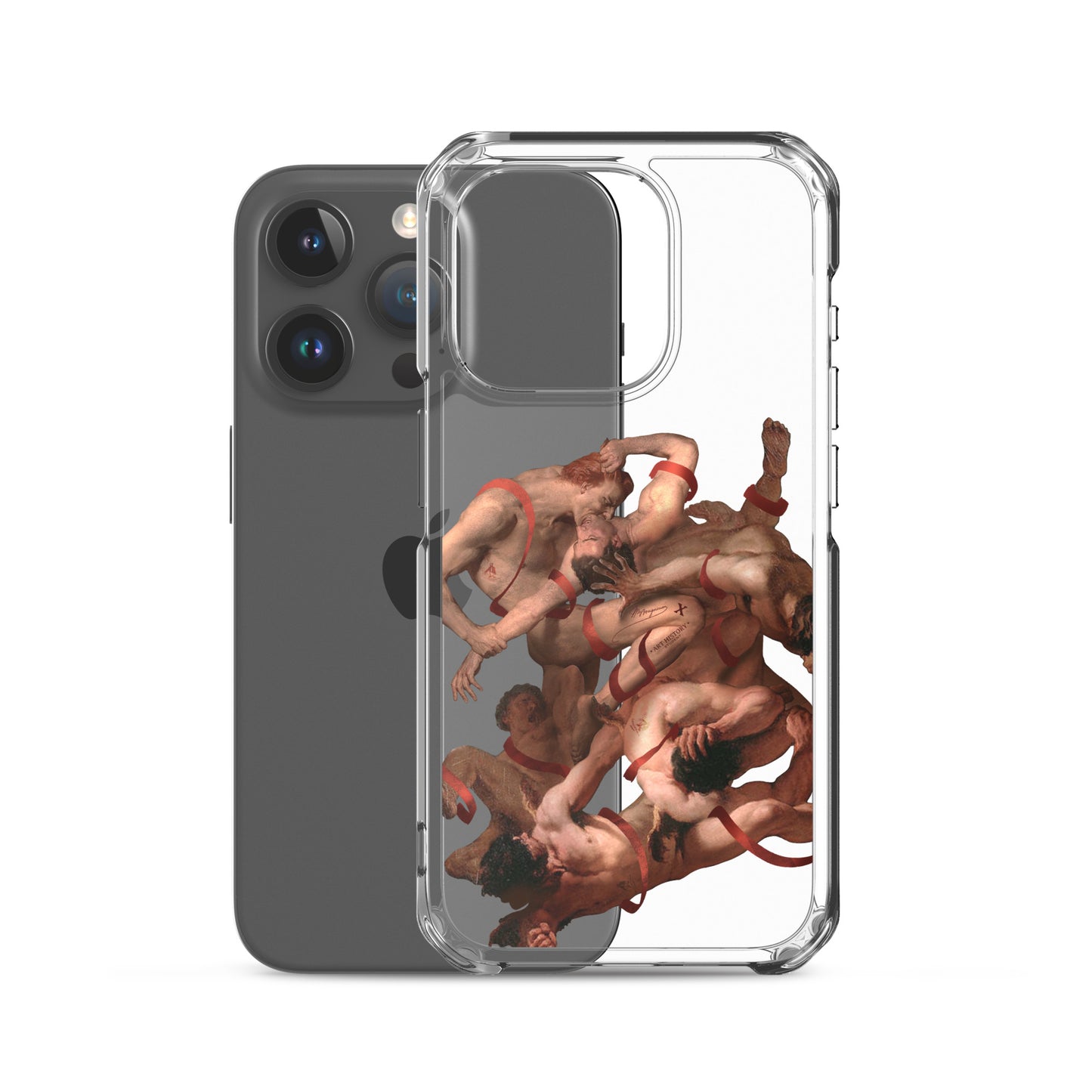 Dante and Virgil by William-Adolphe Bouguereau x Art History Student Clear iPhone® Case